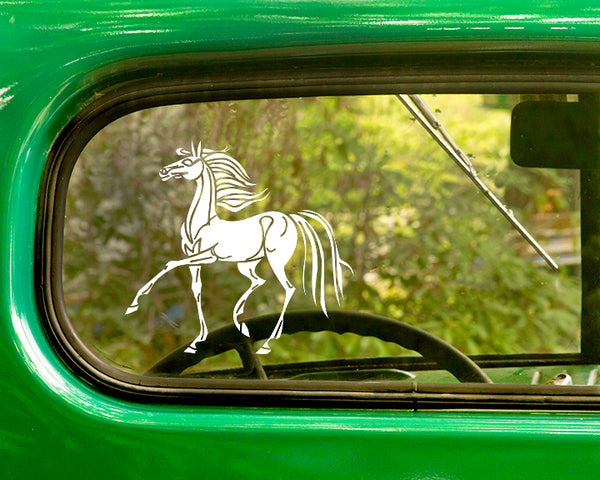 2 Tribal Horse Sticker Decals - The Sticker And Decal Mafia
