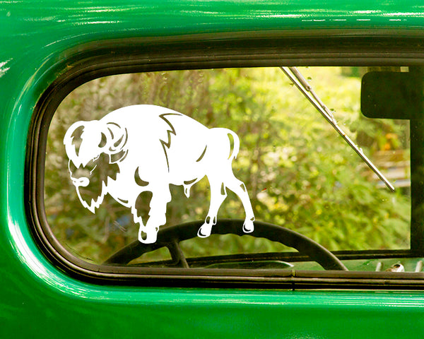 2 Buffalo Bison Decal Stickers - The Sticker And Decal Mafia