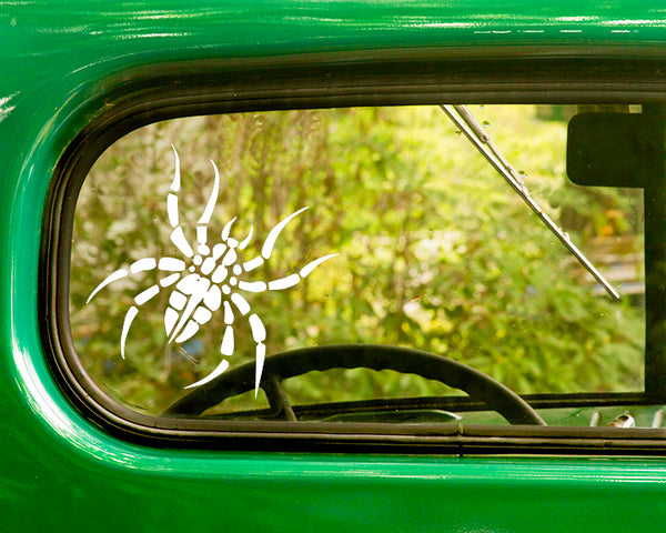 2 SPIDER Insect Decal Stickers - The Sticker And Decal Mafia
