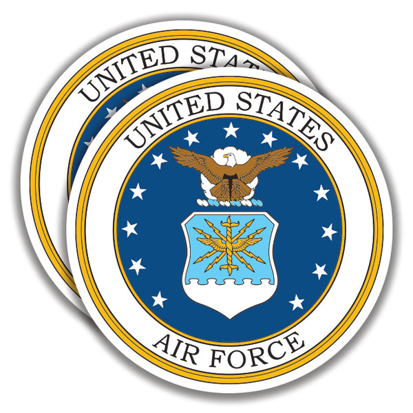 U.S. AIR FORCE LOGO SEAL EMBLEM DECALs Sticker Bogo