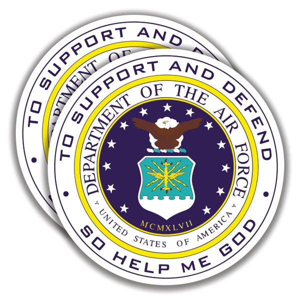 U.S. DEPARTMENT OF THE AIR FORCE SEAL DECALs Sticker Bogo