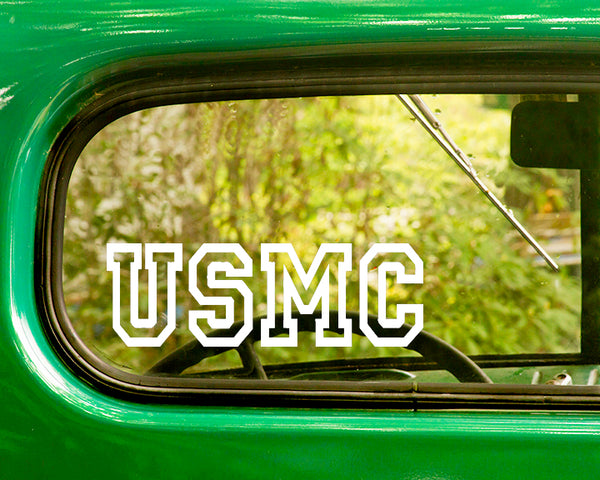 2 USMC U.S. Marine Corp Decal Sticker - The Sticker And Decal Mafia