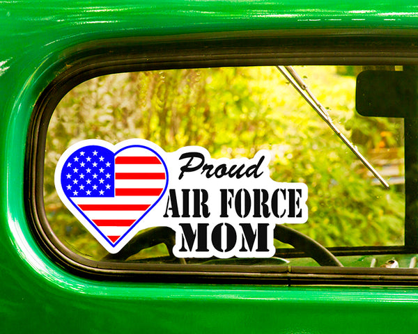 Proud U.S. Air Force Mom 2 Decals Stickers Bogo - The Sticker And Decal Mafia