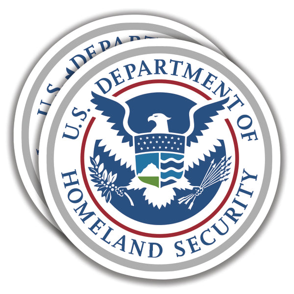 U.S. DEPARTMENT OF HOMELAND SECURITY DECAL Sticker Bogo