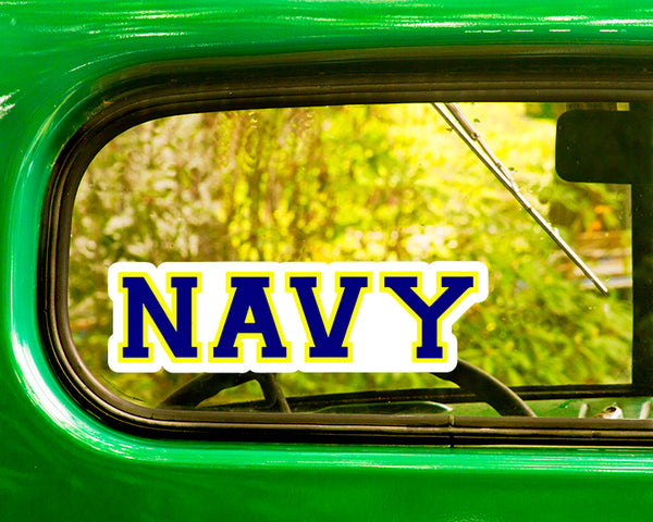2 US Navy Logo Decals Stickers Bogo - The Sticker And Decal Mafia