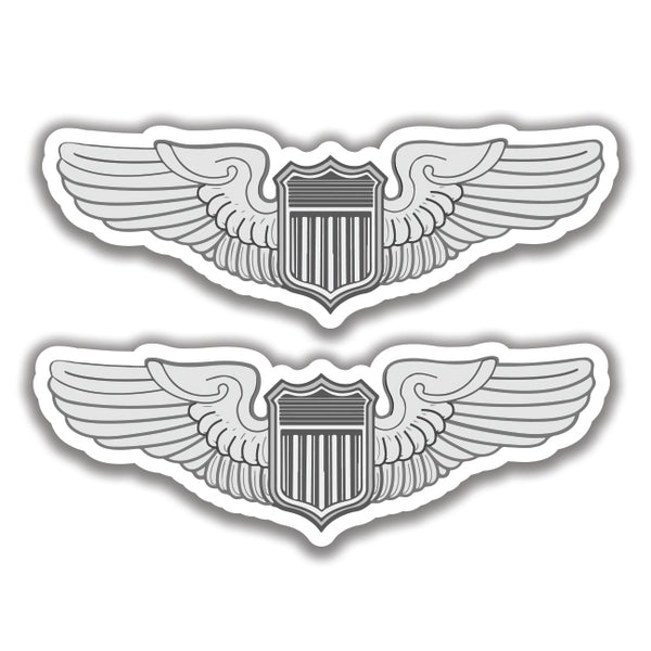 AIR FORCE AVIATION WINGS U.S. DECALs Sticker Bogo For Car Bumper Window