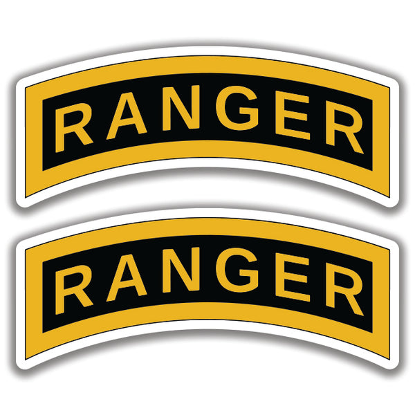 U.S. ARMY RANGER TAB BADGE DECALs Sticker Bogo