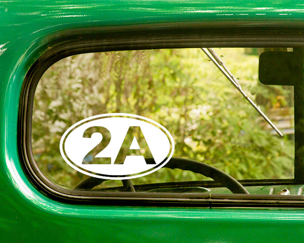 2 2A 2nd Amendment Decal Stickers - The Sticker And Decal Mafia