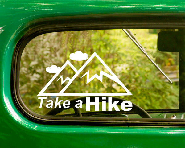 2 TAKE A HIKE Decal Stickers - The Sticker And Decal Mafia