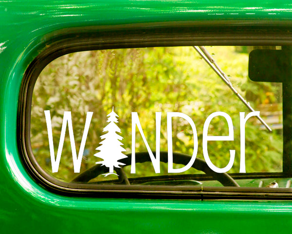 2  WANDER Nature Decal Stickers - The Sticker And Decal Mafia