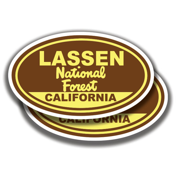 LASSEN NATIONAL FOREST DECAL California 2 Stickers Bogo