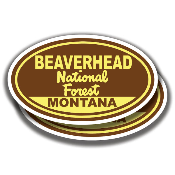 BEAVERHEAD NATIONAL FOREST DECAL Montana 2 Stickers Bogo
