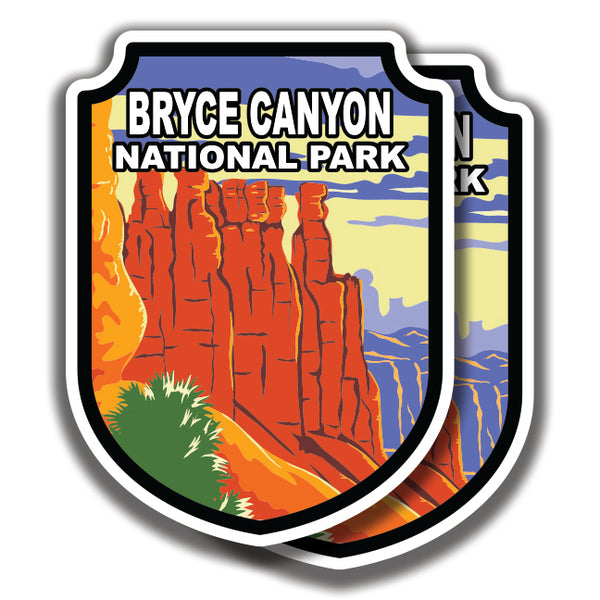 BRYCE CANYON NATIONAL PARK DECAL 2 Stickers Bogo