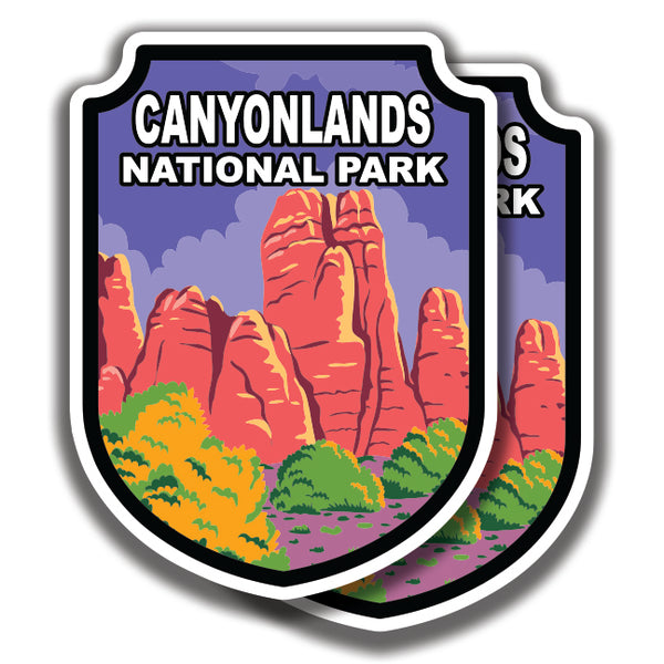 CANYONLANDS NATIONAL PARK DECAL 2 Stickers Bogo