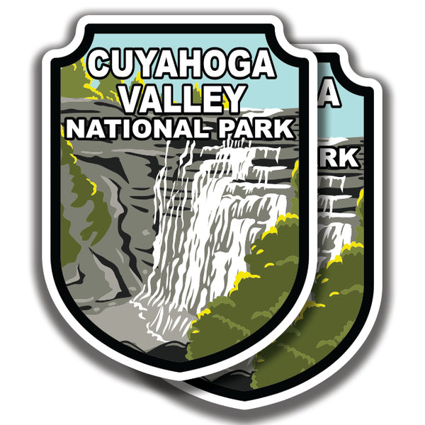 CUYAHOGA VALLEY NATIONAL PARK DECAL 2 Stickers Bogo