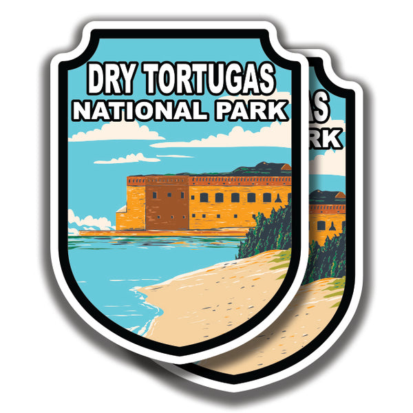 DRY TORTUGAS NATIONAL PARK DECAL 2 Stickers Bogo