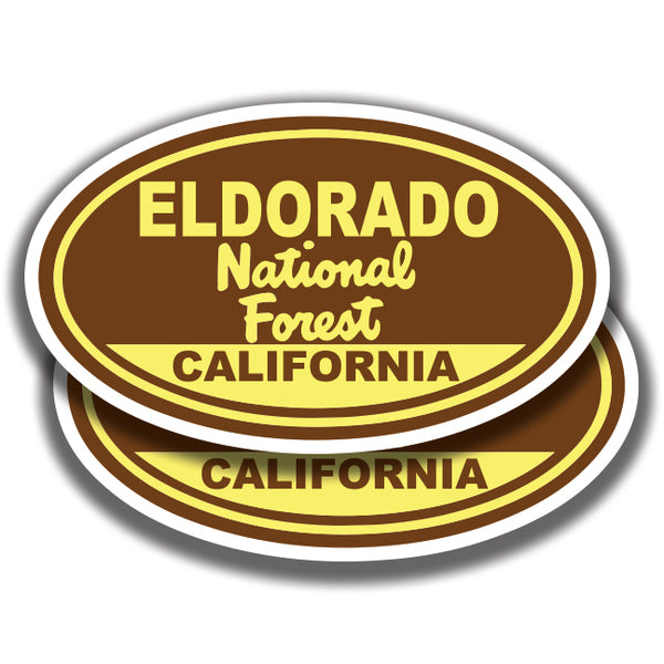 ELDORADO NATIONAL FOREST DECAL California 2 Stickers Bogo