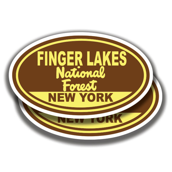 FINGER LAKES NATIONAL FOREST DECAL New York 2 Stickers Bogo