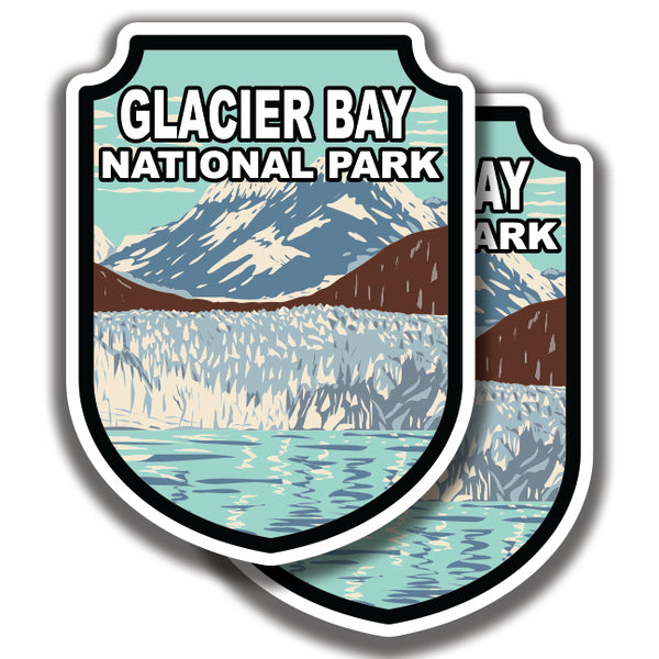 GLACIER BAY NATIONAL PARK DECAL 2 Stickers Bogo