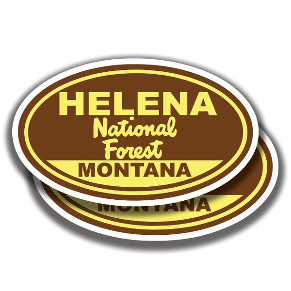 HELENA NATIONAL FOREST DECALs Montana 2 Stickers Bogo