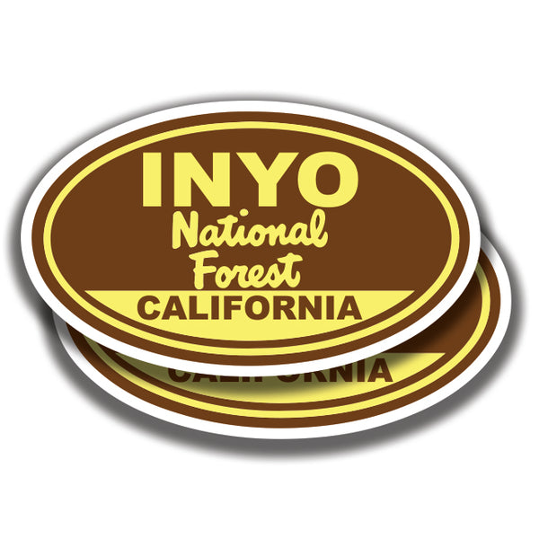 INYO NATIONAL FOREST DECALs California 2 Stickers Bogo