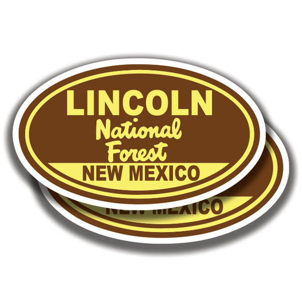 LINCOLN NATIONAL FOREST DECALs New Mexico 2 Stickers Bogo