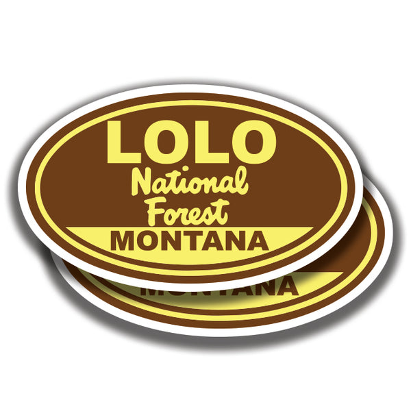 LOLO NATIONAL FOREST DECALs Montana 2 Stickers Bogo