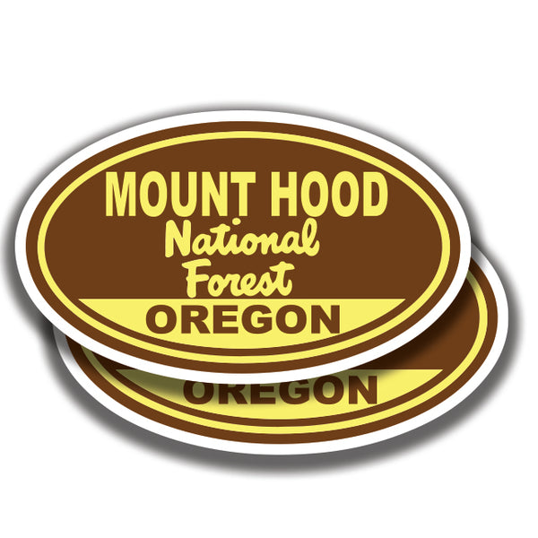 MOUNT HOOD NATIONAL FOREST DECALs Oregon 2 Stickers Bogo