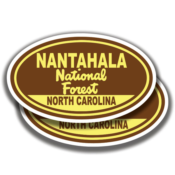NANTAHALA NATIONAL FOREST DECALs North Carolina 2 Stickers Bogo
