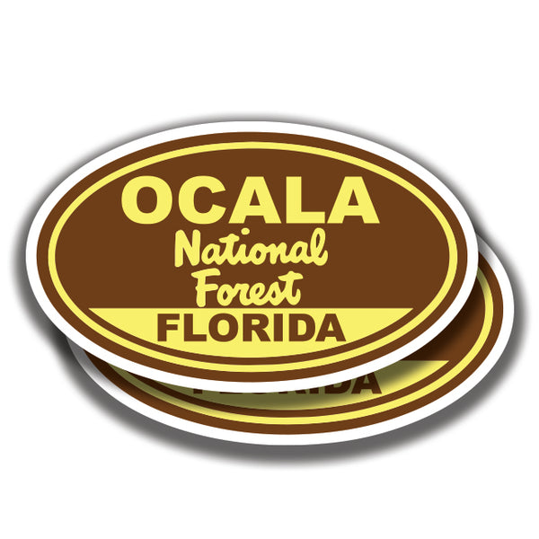 OCALA NATIONAL FOREST DECALs Florida 2 Stickers Bogo