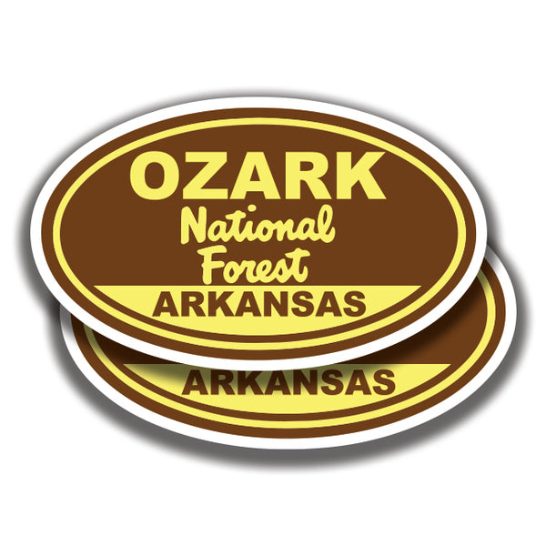 OZARK NATIONAL FOREST DECALs Arkansas 2 Stickers Bogo