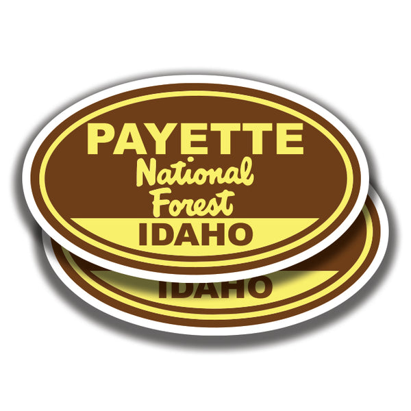 PAYETTE NATIONAL FOREST DECALs Idaho 2 Stickers Bogo