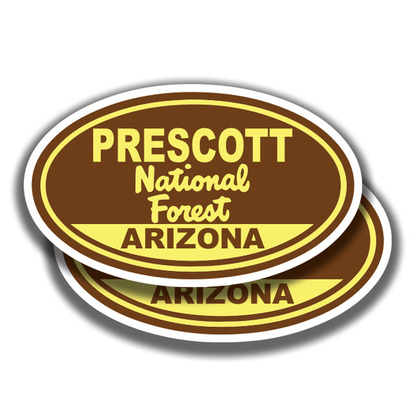 PRESCOTT NATIONAL FOREST DECALs Arizona 2 Stickers Bogo