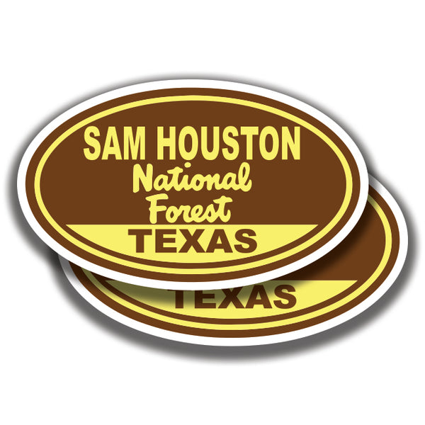 SAM HOUSTON NATIONAL FOREST DECALs Texas 2 Stickers Bogo