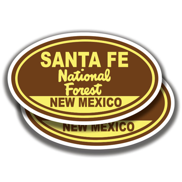 SANTA FE NATIONAL FOREST DECALs New Mexico 2 Stickers Bogo