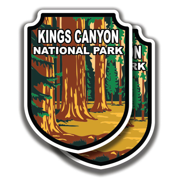 KINGS CANYON NATIONAL PARK DECAL 2 Stickers Bogo
