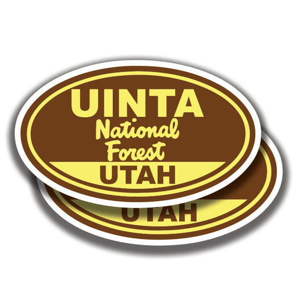 UINTA NATIONAL FOREST DECALs Utah 2 Stickers Bogo