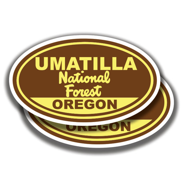 UMATILLA NATIONAL FOREST DECALs Oregon 2 Stickers Bogo