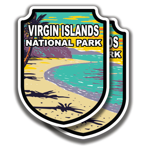 VIRGIN ISLANDS NATIONAL PARK DECAL 2 Stickers Bogo
