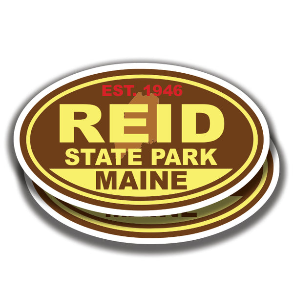 REID STATE PARK DECALs Maine 2 Stickers Bogo