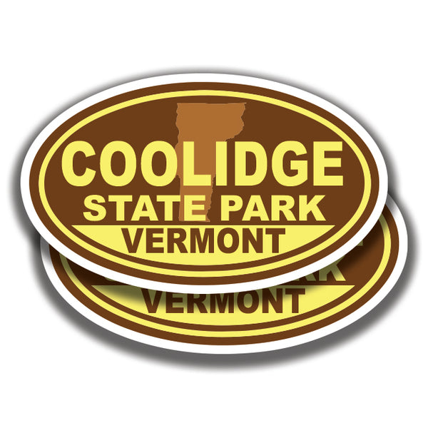 COOLIDGE STATE PARK DECALs Vermont 2 Stickers Bogo