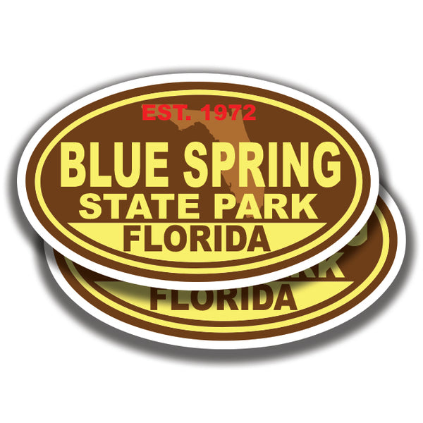 BLUE SPRING STATE PARK DECALs Florida 2 Stickers Bogo