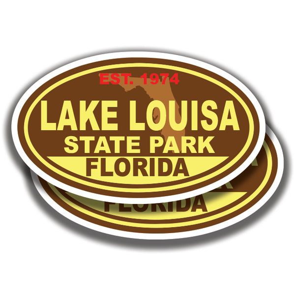 LAKE LOUISA STATE PARK DECALs Florida 2 Stickers Bogo