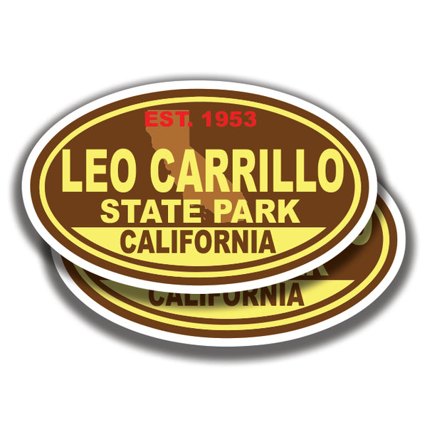 LEO CARRILLO STATE PARK DECALs California 2 Stickers Bogo