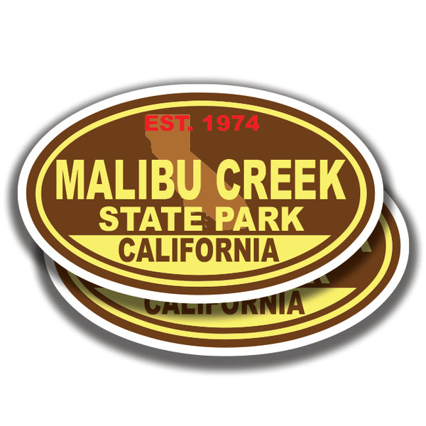 MALIBU CREEK STATE PARK DECALs California 2 Stickers Bogo