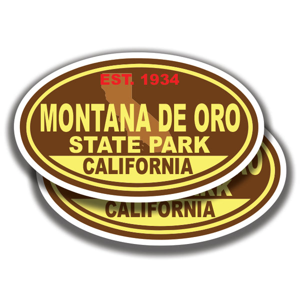 MONTANA DE ORO STATE PARK DECALs California 2 Stickers Bogo