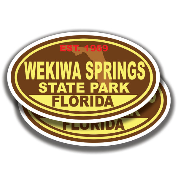 WEKIWA SPRINGS STATE PARK DECALs Florida 2 Stickers Bogo