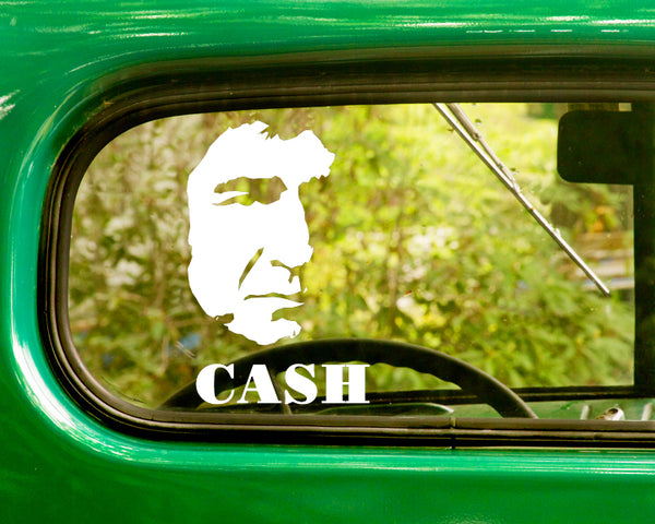 2 Johnny Cash Band Decal Stickers - The Sticker And Decal Mafia