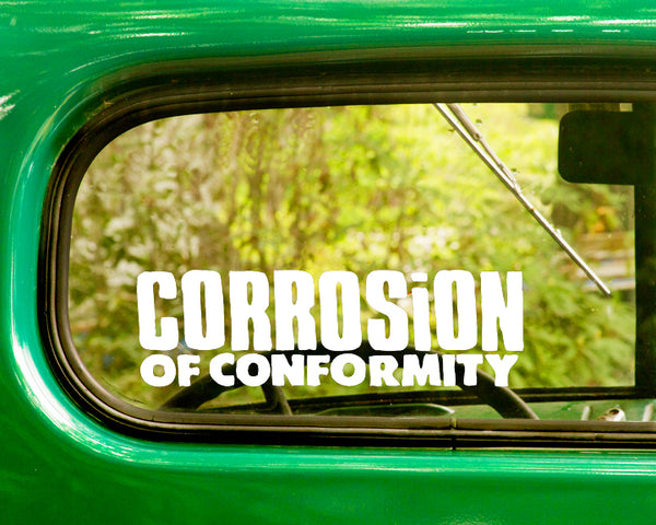 2 Corrosion Of Conformity Band Decal Sticker - The Sticker And Decal Mafia
