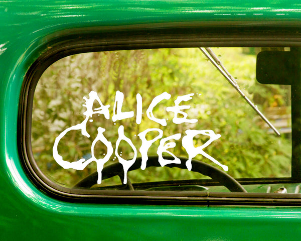 2 ALICE COOPER Band Decal Stickers - The Sticker And Decal Mafia